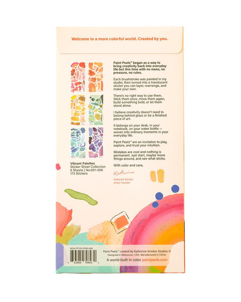 Vibrant Palettes Collection Paint Peels - No.001-No.006 Pack-zoom-