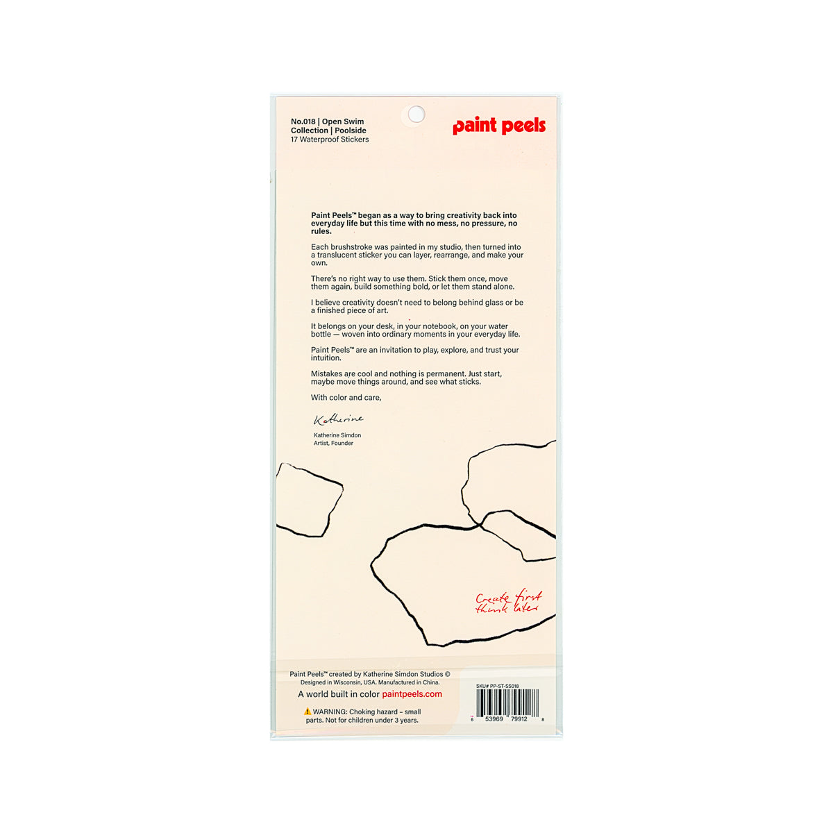 Open Swim - No.018 Single Sticker Sheet-zoom-2