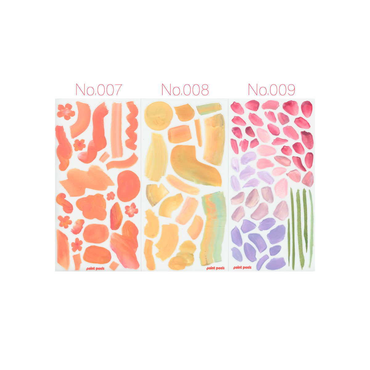 Soft Thaw Collection Paint Peels - No.007-No.012 Pack-zoom-5