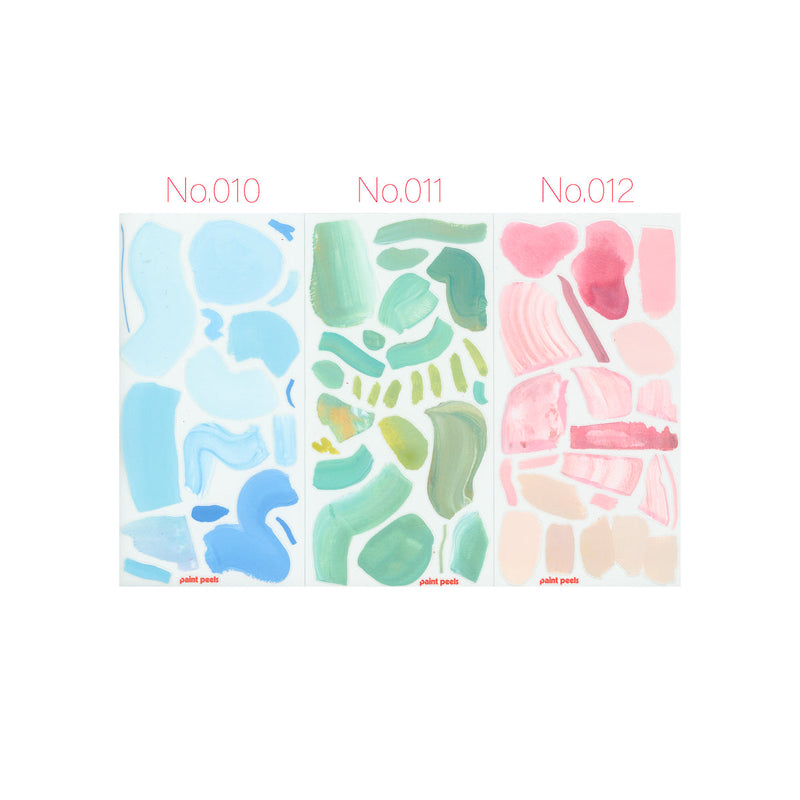 Soft Thaw Collection Paint Peels - No.007-No.012 Pack-zoom-