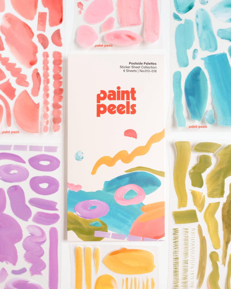 Poolside Collection Paint Peels - No.013-No.018 Pack-zoom-