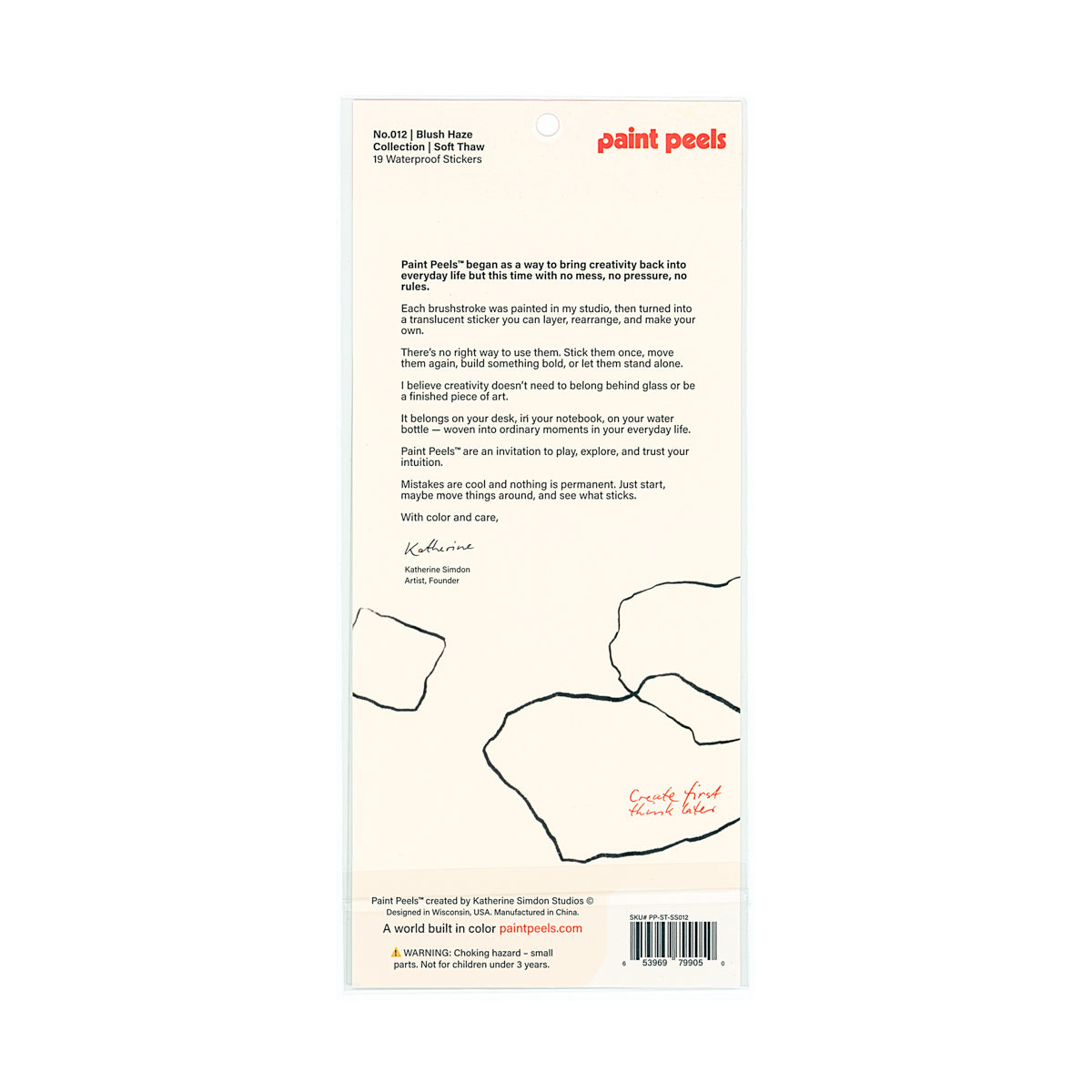 Blush Haze - No.012 Single Sticker Sheet
