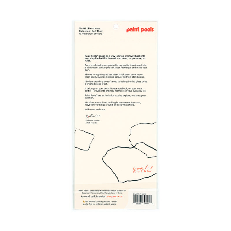 Blush Haze - No.012 Single Sticker Sheet-zoom-