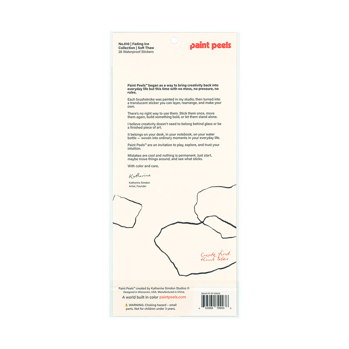 Fading Ice - No.010 Single Sticker Sheet-zoom-2
