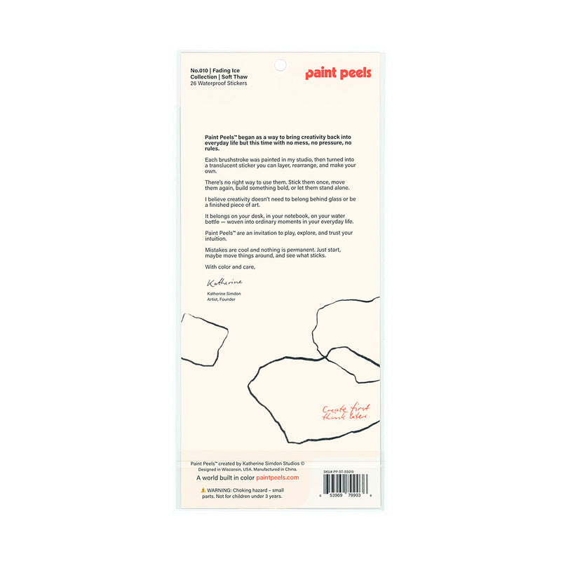 Fading Ice - No.010 Single Sticker Sheet-zoom-