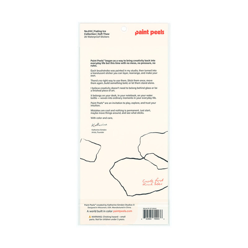 Fading Ice - No.010 Single Sticker Sheet-zoom-