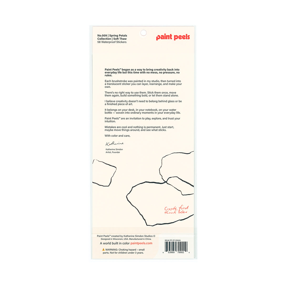Spring Petals - No.009 Single Sticker Sheet