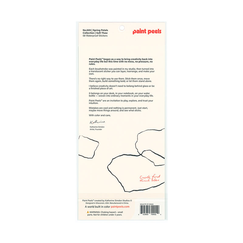 Spring Petals - No.009 Single Sticker Sheet-zoom-