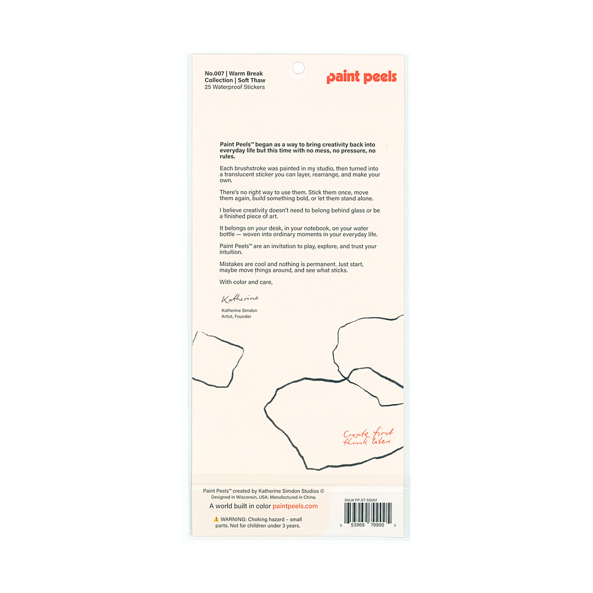 Warm Break - No.007 Single Sticker Sheet