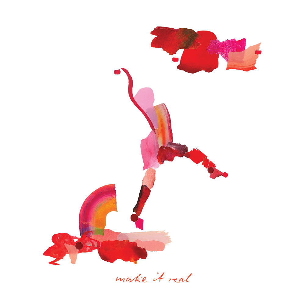 Vibrant Reds Paint Peels - No.001 Single Sticker Sheet