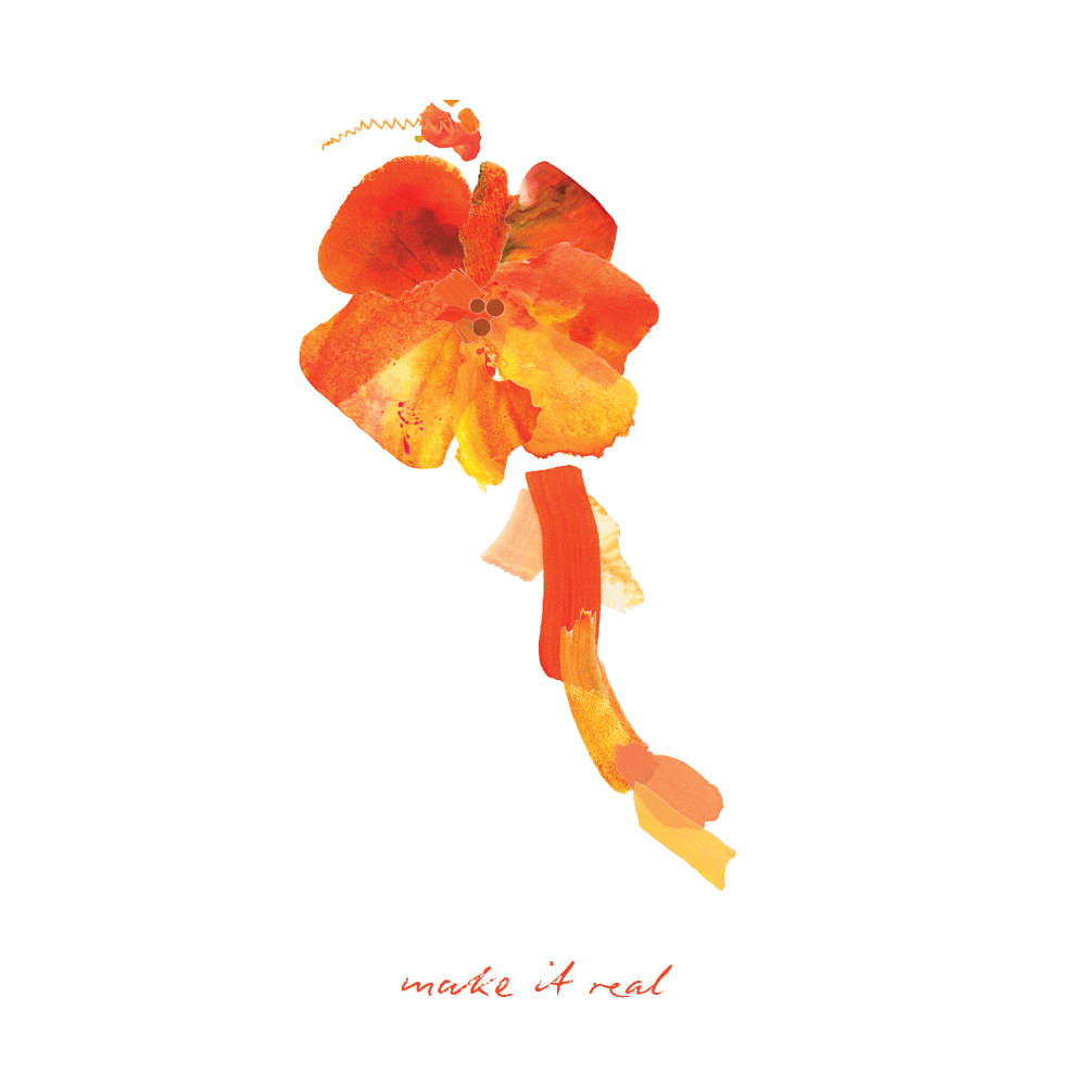 Vibrant Oranges Paint Peels - No.002 Single Sticker Sheet