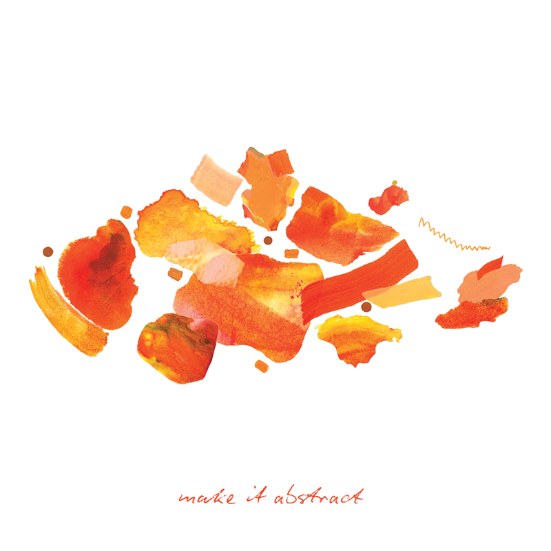 Vibrant Oranges Paint Peels - No.002 Single Sticker Sheet-zoom-