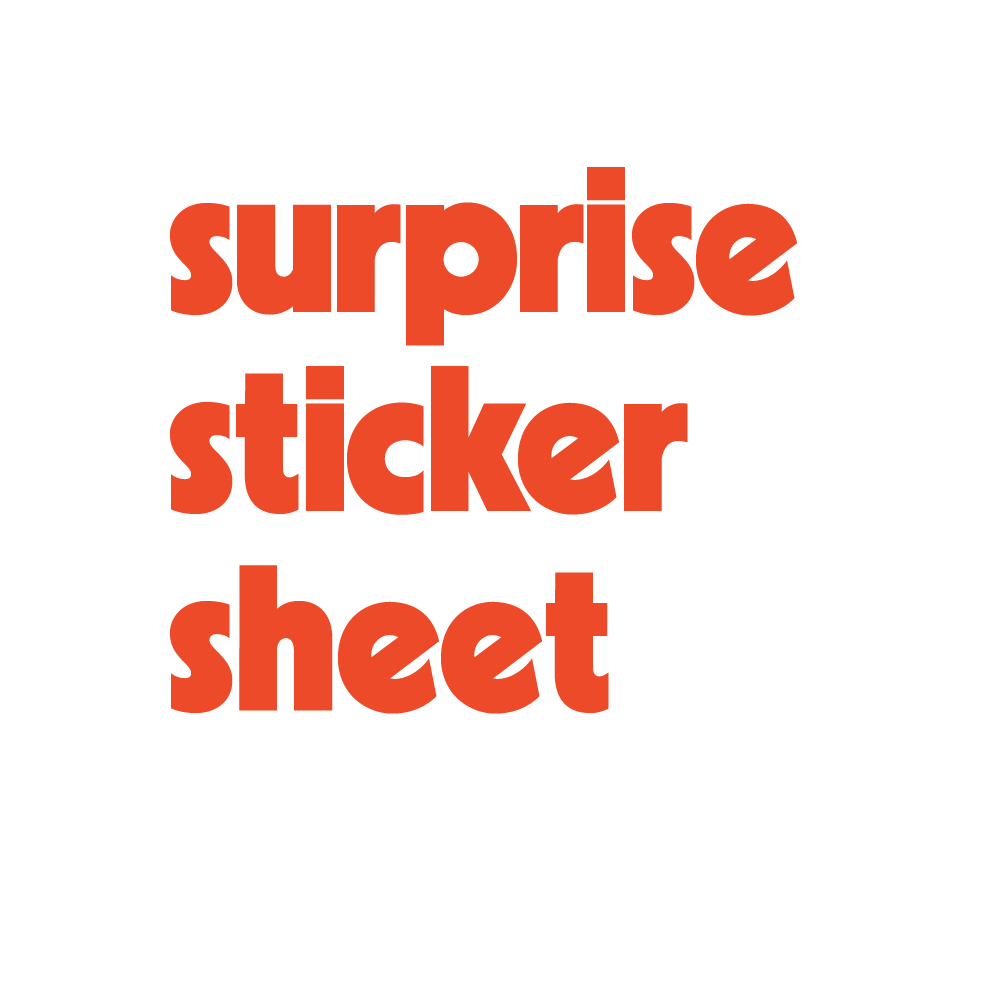 BONUS Surprise Sticker Sheet